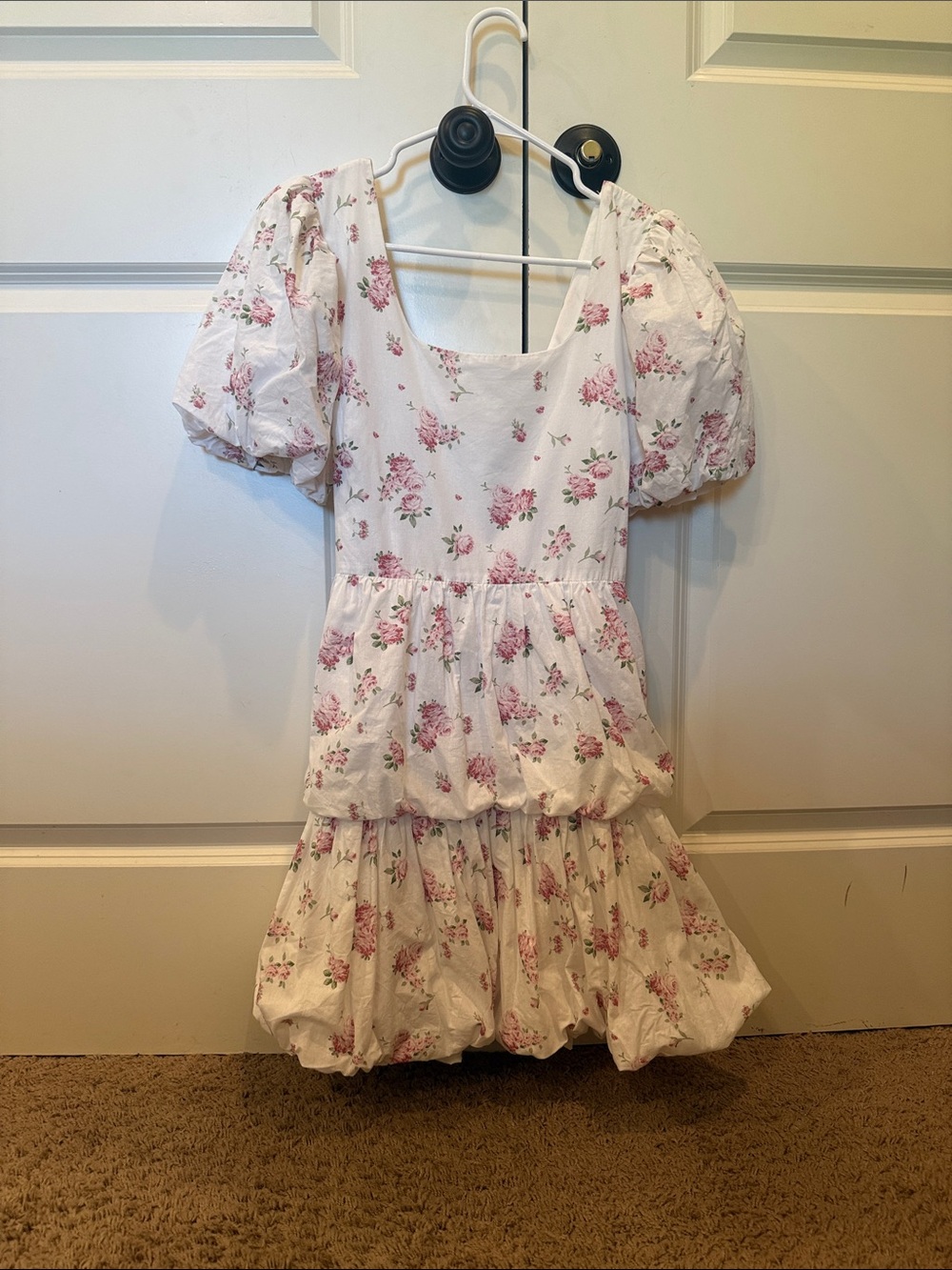White Floral Dress